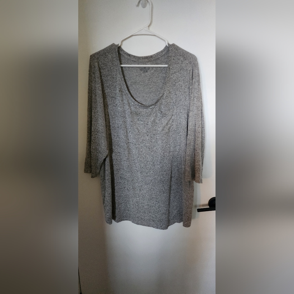 Lane Bryant Gray Women's Top